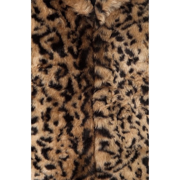 🐆 JACK by BB Dakota Fayola Leopard Faux Fur Vest 🌼 - Picture 7 of 16